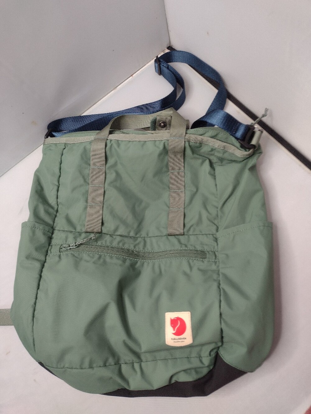 Fjallraven High Coast Totepack Backpack Green Convertible Laptop Travel Bag A14